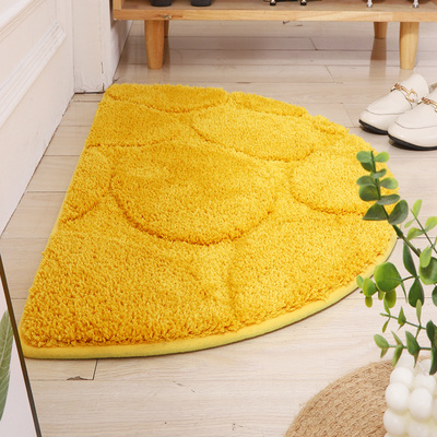 雅藤植绒地毯纯色地垫门口脚垫