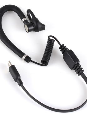 中晨SR610A耳挂式小型迷你对讲机小贝壳专用超导空导耳机线