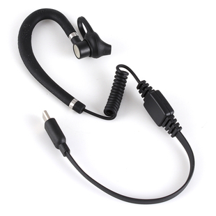 中晨SR610A耳挂式小型迷你对讲机小贝壳专用超导空导耳机线