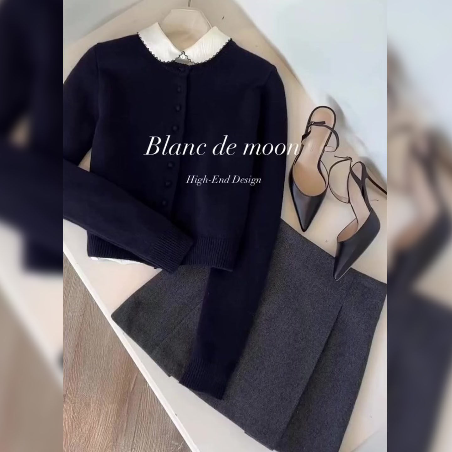 法式小香风~温柔慵懒风针织开衫短裙女冬两件套显瘦百搭通勤套装,女装/女士精品,大码套装,淘宝优惠券,粉丝福利购,淘宝优惠卷