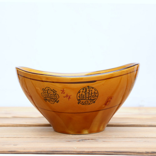 招财进宝创意陶瓷大碗自助餐厅