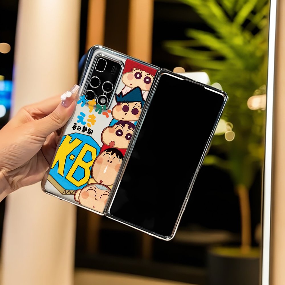 小新叠叠适用华为mate x2手机壳透明超薄matex2高颜值折叠硬壳