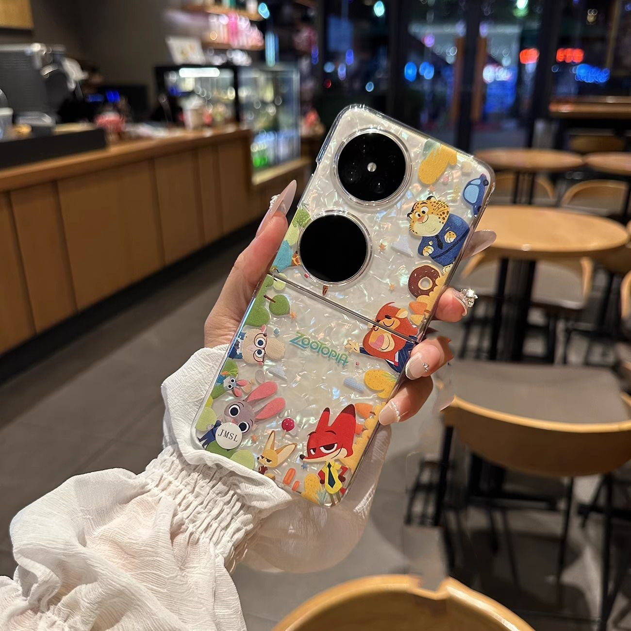 疯狂动物城适用华为Pocket2手机壳折叠屏purax卡通小米mixflip荣耀