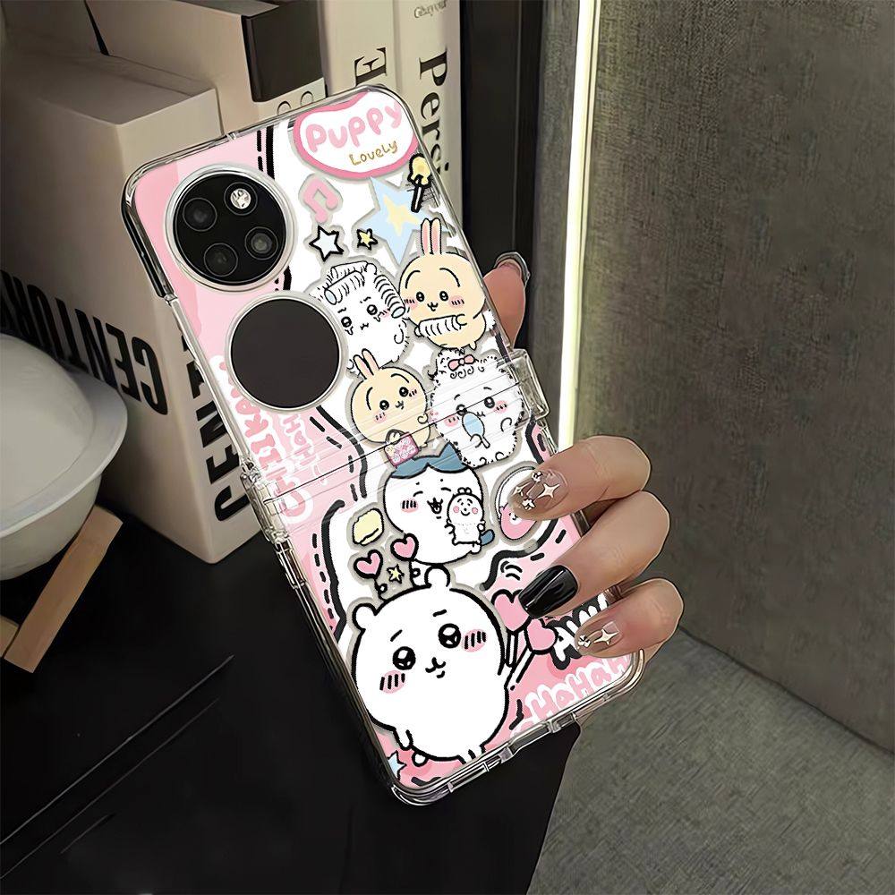 爱美吉伊卡哇适用华为pocket 2手机壳pocket S折叠P50Pocket