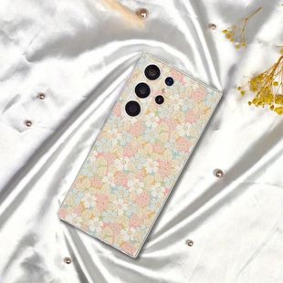花适用三星GalaxyS24手机壳镜头全包GalaxyA81高颜值GalaxyS22Ultra卡