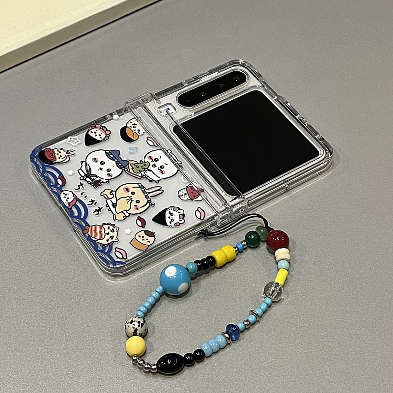 寿司吉伊卡哇链条华为PuraX折叠屏手机壳Pocket2新款小米MIXFlip