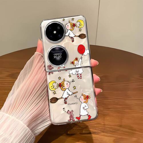 适用华为pocket2折叠NOVAFLIP硬三星Zflip3456手机壳VIVOXFLIP透