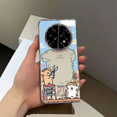 剪枝小狗适用OPPOFINDN5/N3/N2华为MATEX6/X5折叠屏ZFOLD6手机壳