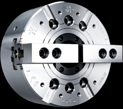 台湾通福TONFOU两爪高速中空液压卡盘(包含法兰)TF2BA-4/5A4/6A