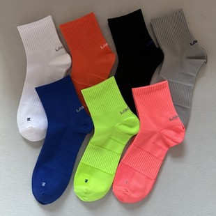 6双25元速干运动袜子跑步男士中筒夏季透气吸汗夏款短袜女篮球袜