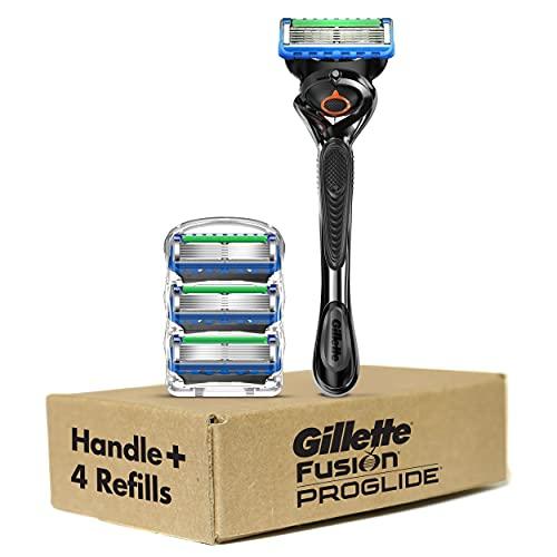gillette proglide mens razor handle   4 blade refillsgil