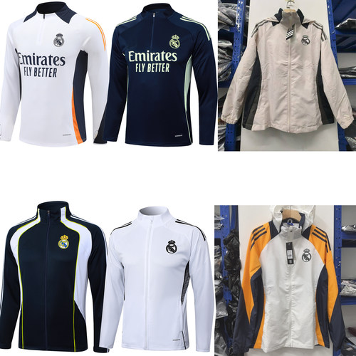 皇马长袖训练服风衣外套团购优惠