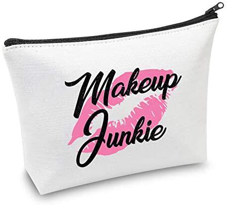sparkly cosmetic bag makeup lover gift love for makeup weddi
