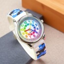 简约24小时制儿童防水手表男女童迷彩军迷户外运动电子表小学生表