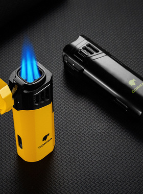 雪茄三火直冲防风便携蓝焰点烟器CLB-22AE1打火机直销