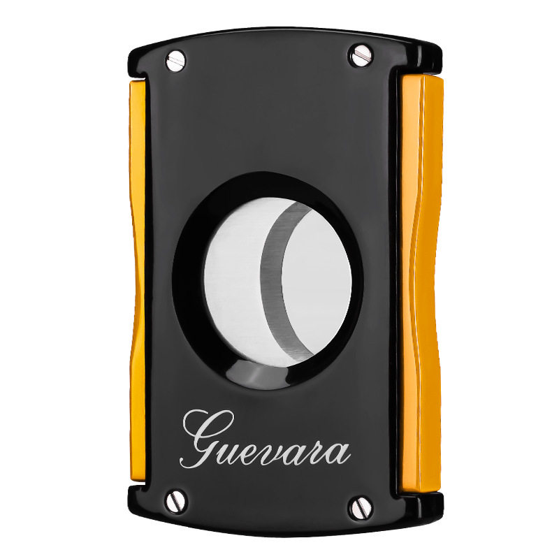 雪茄刀雪茄剪不锈钢锋利双刃带雪茄剪皮套精美礼盒包装打火机直销