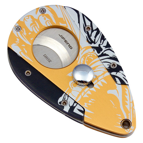 季风克虏伯雪茄刀不锈钢刀刃锋利扇雪茄剪刀厂家打火机直销