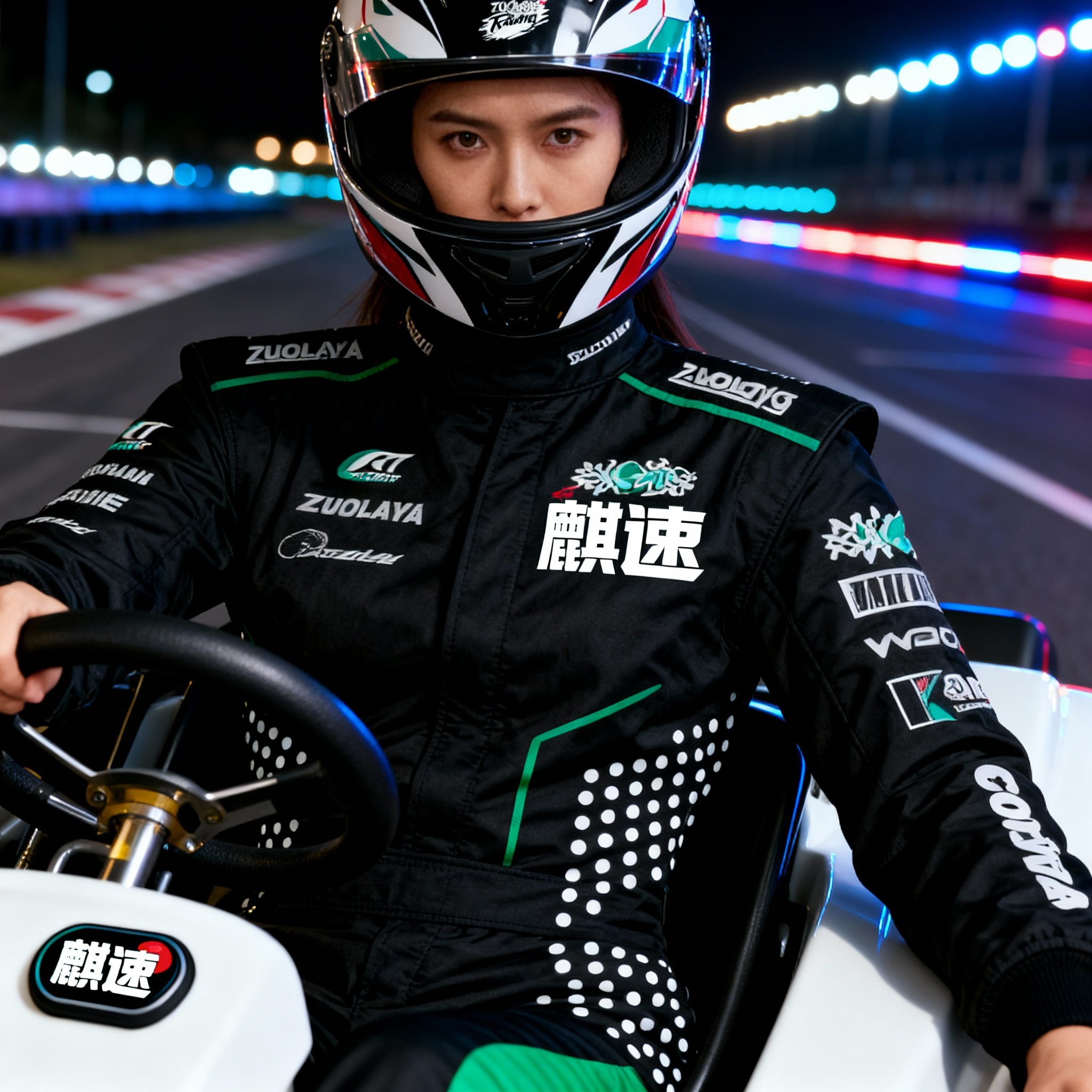 F1 赛车服定制 成人儿童精准尺码 透气连体 沙滩越野卡丁车专用