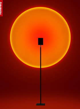 落日灯网红拍照氛围灯日落灯夕阳灯客厅卧室艺术摄影日不落地台灯