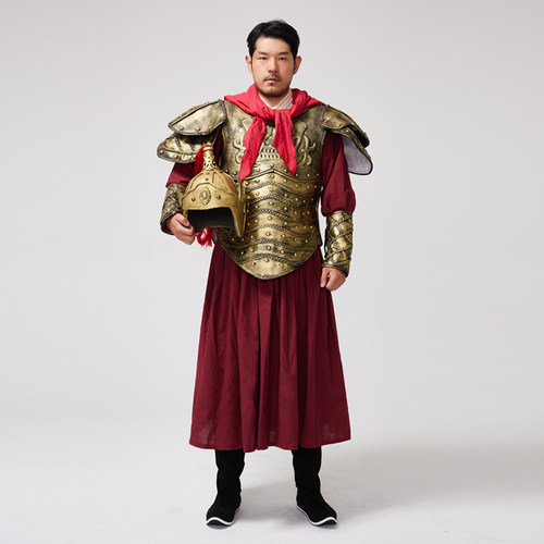 阿幸头盔武士战袍铠甲舞台演出服