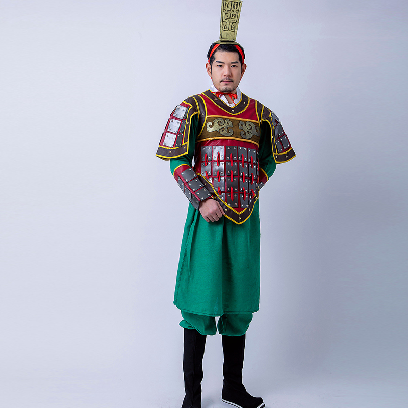 成人古代将军男武士盔甲秦始皇兵马俑寻秦记古装战甲秦朝战服铠甲