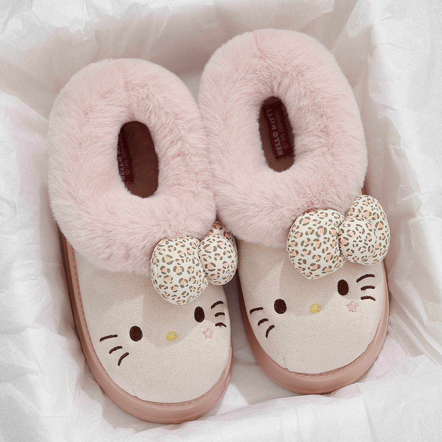 HelloKitt高帮棉鞋女款2025新款