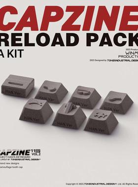 无铭诚品WinmixCNC铝合金五官个性键帽Han's Capzine Reload Pack