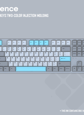 无铭诚品 缄默Muted原厂175键热升华机械键盘键帽PBT适配Filco