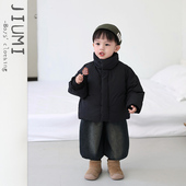 羽绒服套装 儿童冬季 新款 男女童韩系简约面包服宝宝洋气百搭外套潮
