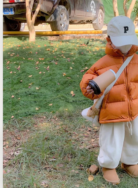 男童韩版时尚套装儿童纯色棉质高领打底衫男女宝宝宽松加厚长裤潮