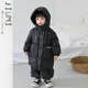 羽绒服男女童中长款 儿童2026冬季 新款 保暖外套宝宝加厚连帽面包服