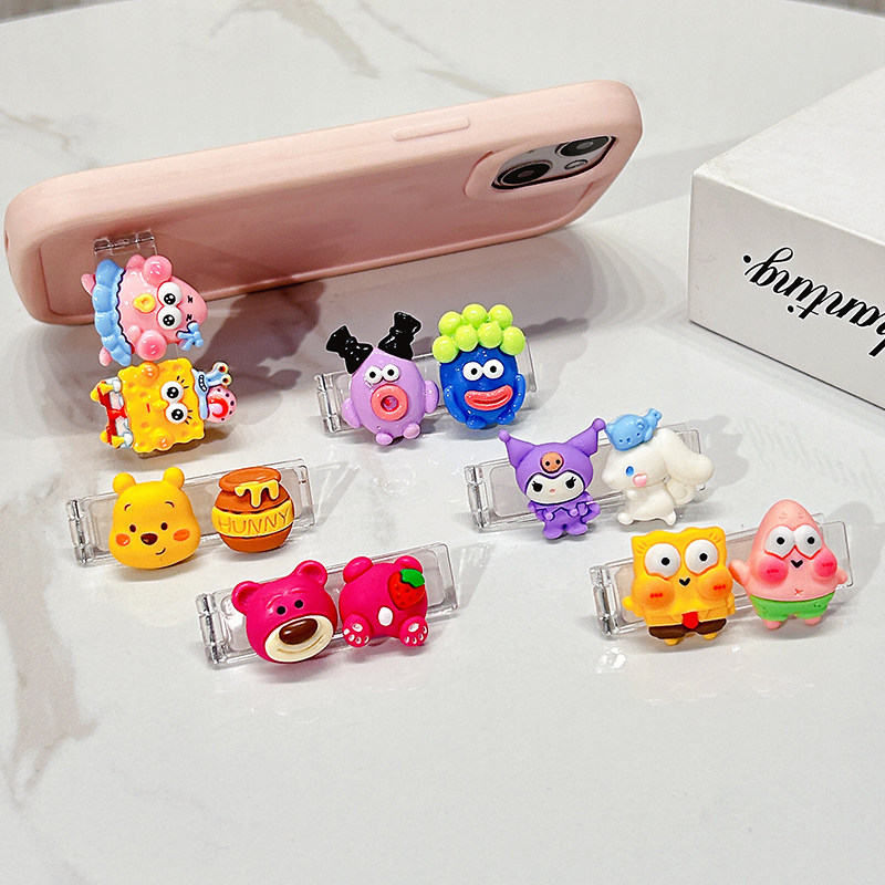 手机支架背贴高颜值可爱卡通桌面折叠隐形粘贴式手机壳背面支撑架,3C数码配件,手机支架/手机座,淘宝优惠券,粉丝福利购,淘宝优惠卷