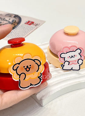 手拍铃铛超响传唤抢答铃2025新款可爱卡通前台上菜餐桌铃宠物按铃