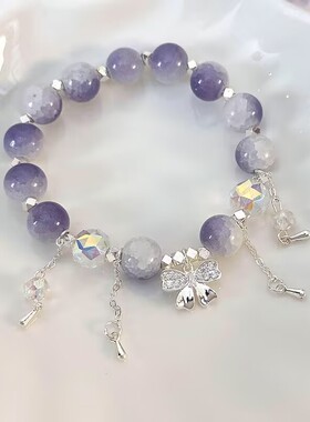 蝴蝶碎花天使小众彩色手串大小双