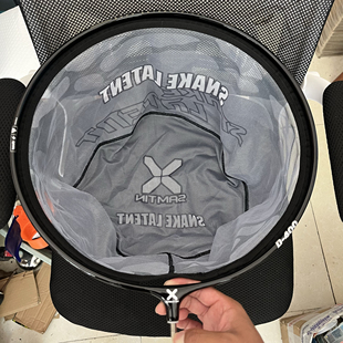 雷臣新款机械师抄网头超轻速干防挂钩深浅款网兜竞技垂钓8mm接口