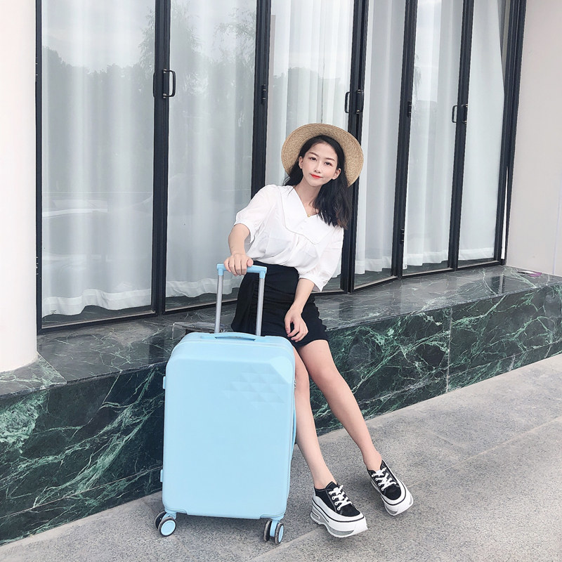 行李箱ins网红韩版旅行箱拉杆箱男女糖果色万向轮密码箱登机箱子