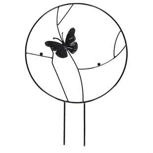 铁艺造型爬藤架铁线莲山乌龟花盆阳台庭院用绿植小支架支撑杆