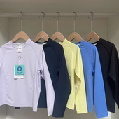 T恤舒适运动中大童男女童打底衫 儿童速干长袖 速干T恤 新款 25春季