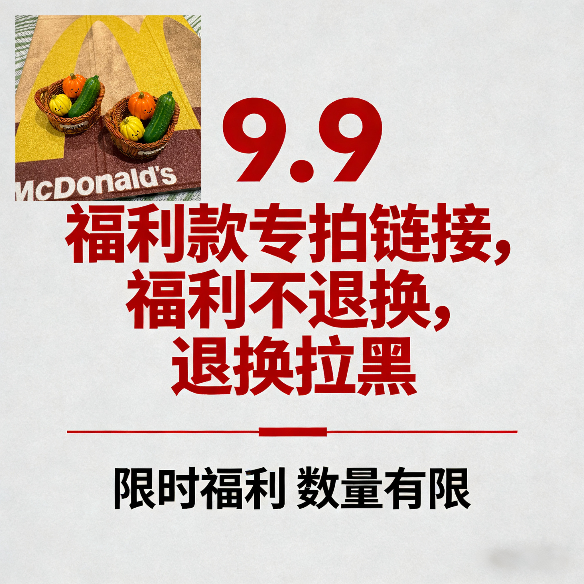 赔米出 蔬菜篮子不退不换 9.9瑕疵福利款专拍 退换拉黑开播时来买
