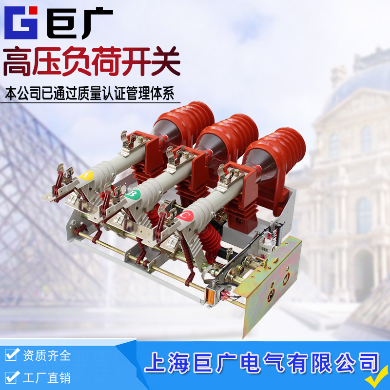 高压户内负荷开关真空fkrn12-12d/t125-31.5环网柜中置柜充气柜用