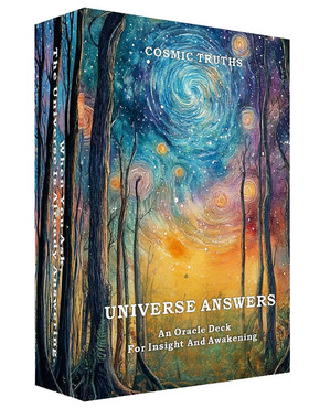 原创宇宙真理神谕卡Universe Answers Oracle天地盖12x8英文卡牌