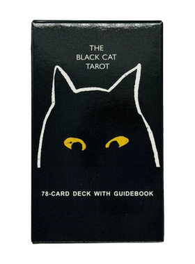 小黑猫塔牌  The Black Cat Tarot 英文卡牌游戏 10X6cm左右