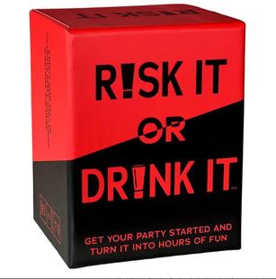 风险情侣游戏卡牌 Risk couples or drink it 全英文深情对话卡片
