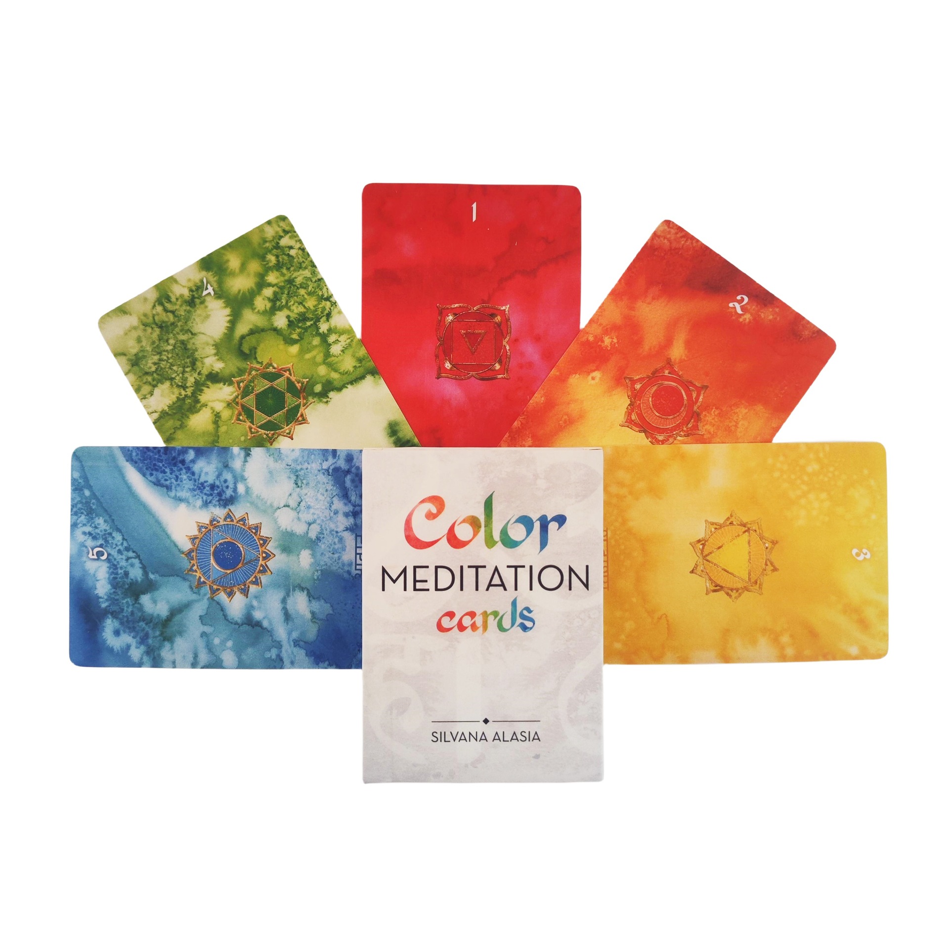 多彩的内在神谕卡Color Meditation Cards桌游英文卡牌