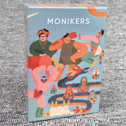姓名卡Monikers Card Games有趣的派对纸牌游戏 聚会桌游英文卡牌
