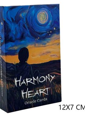 和谐之星神谕 Harmony Heart Oracle 天地盖 12X7CM 英文卡牌游戏