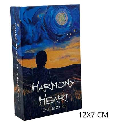 和谐之星神谕 Harmony Heart Oracle 天地盖 12X7CM 英文卡牌游戏