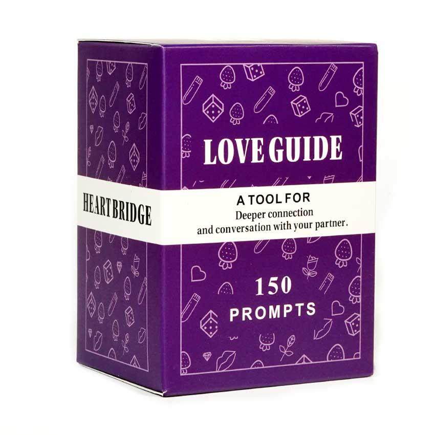 爱情指南 Love Guide Heart Bridge情侣游戏 约会问答卡 英文卡牌