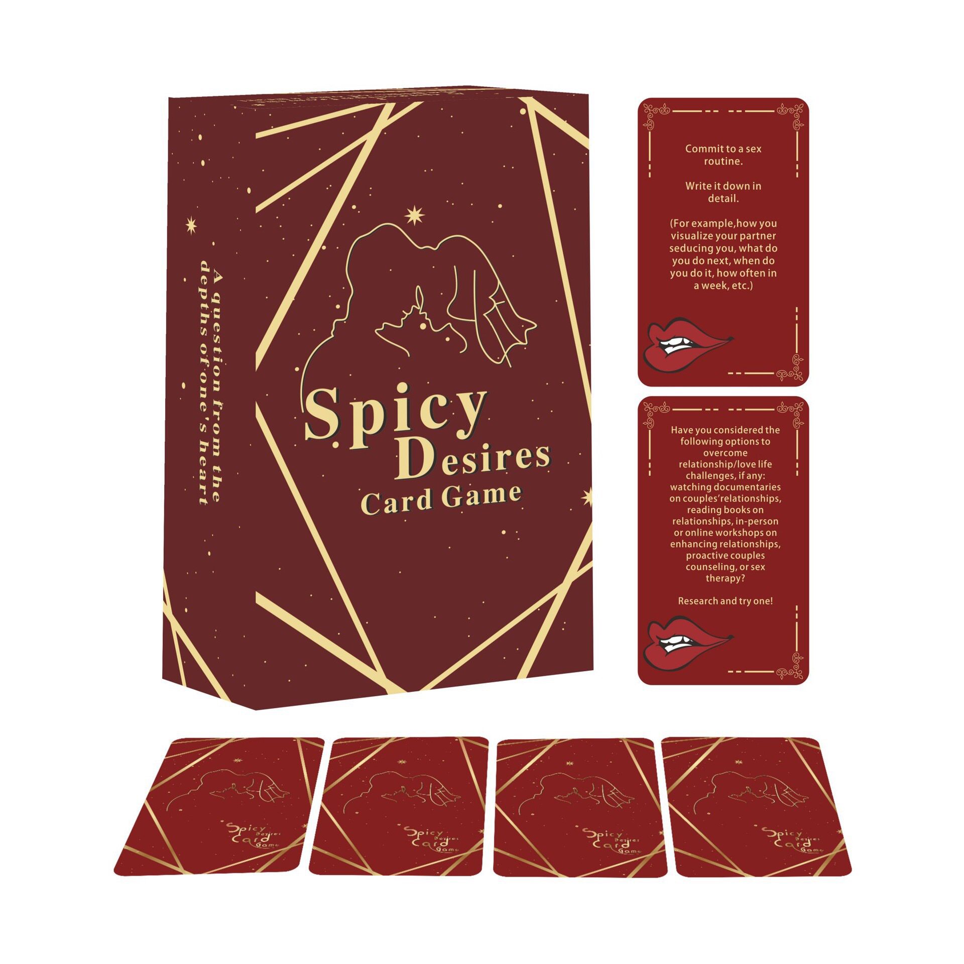 烈焰之欲游戏Spicy Desires Card Games情侣夫妻互动桌游英文卡牌