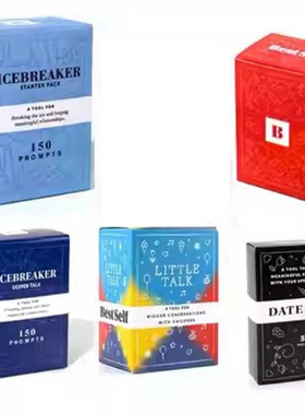 浪漫的情侣游戏Intimacy Deck by BestSelf- 英文卡牌 深情对话